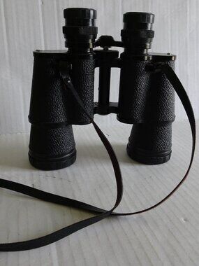 Binoculars Belmont 7x50 - 372FT At 1000 YDS. No.48020 Vintage with lens covers